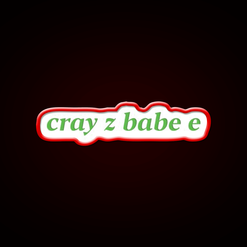 Cray Z Babe E Tde Welcome Led Neon Sign Open Sign Rgb Color - Shineneon