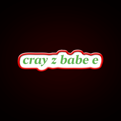 Cray Z Babe E Tde Welcome Led Neon Sign Open Sign Rgb Color - Shineneon