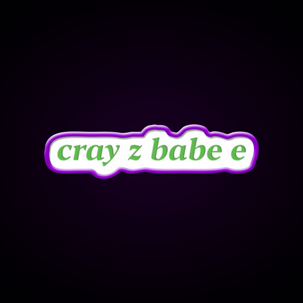 Cray Z Babe E Tde Welcome Led Neon Sign Open Sign Rgb Color - Shineneon