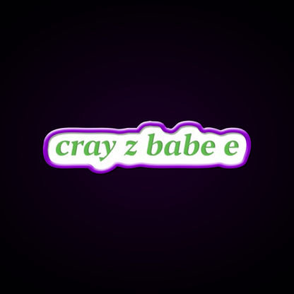 Cray Z Babe E Tde Welcome Led Neon Sign Open Sign Rgb Color - Shineneon