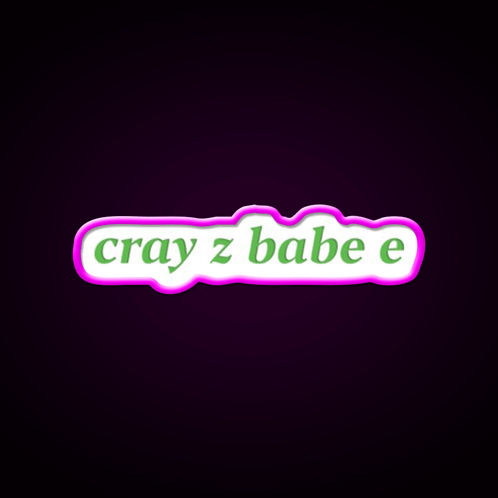 Cray Z Babe E Tde Welcome Led Neon Sign Open Sign Rgb Color - Shineneon