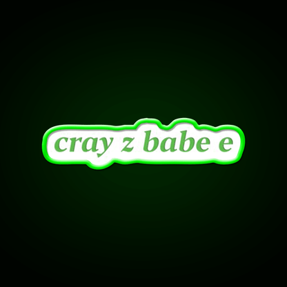 Cray Z Babe E Tde Welcome Led Neon Sign Open Sign Rgb Color - Shineneon