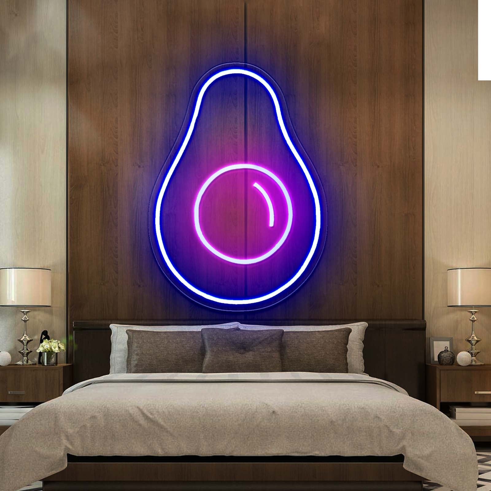 Crazy Avocado Neon Sign Kitchen Food Neon Signs - Shineneon