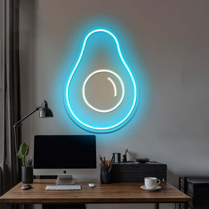 Crazy Avocado Neon Sign Kitchen Food Neon Signs - Shineneon