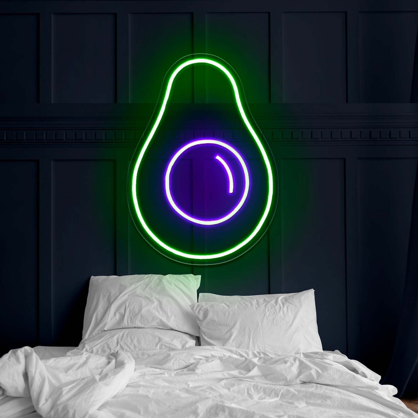 Crazy Avocado Neon Sign Kitchen Food Neon Signs