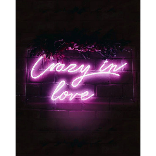 Crazy In Love Led Sign Business Neon Signs Wall Art Decor