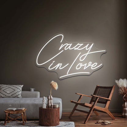 Crazy In Love Led Wedding Signs - Shineneon