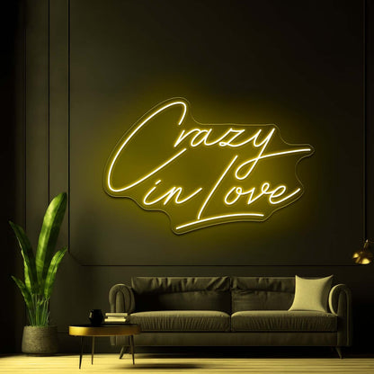 Crazy In Love Led Wedding Signs - Shineneon