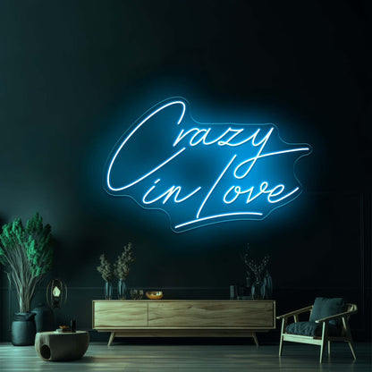 Crazy In Love Led Wedding Signs - Shineneon