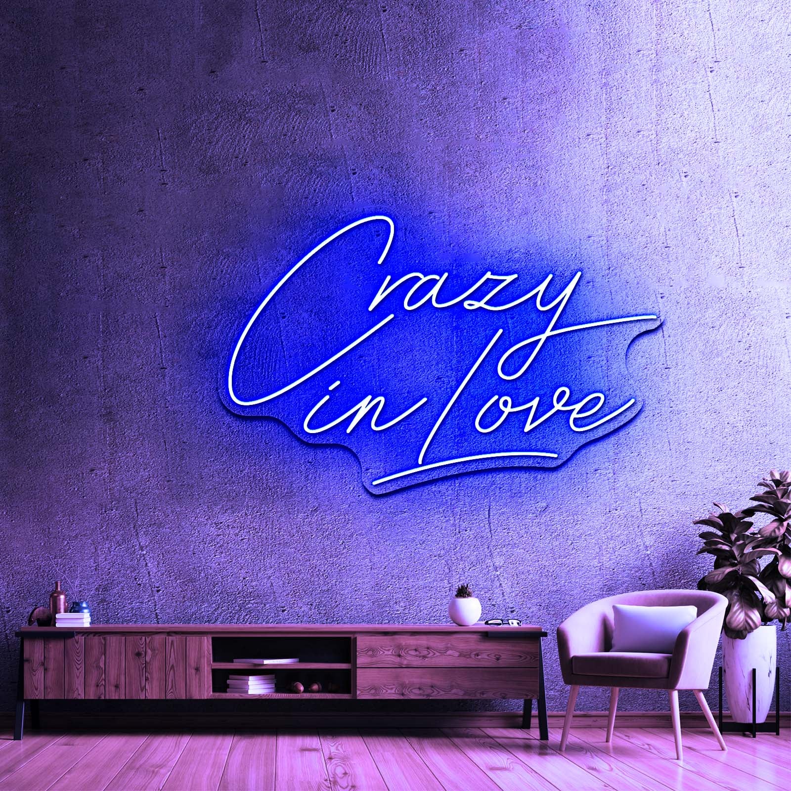 Crazy In Love Led Wedding Signs