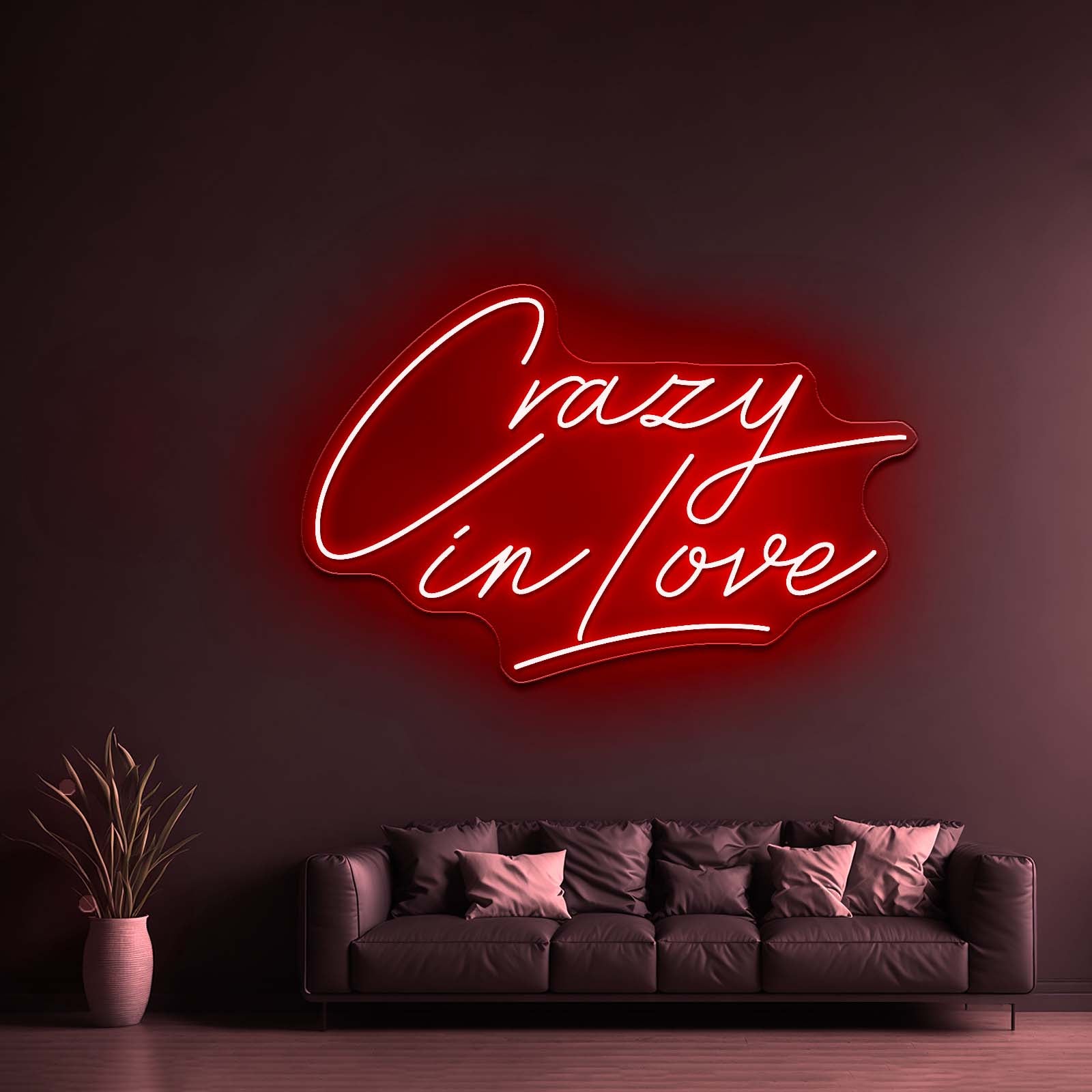 Crazy In Love Led Wedding Signs