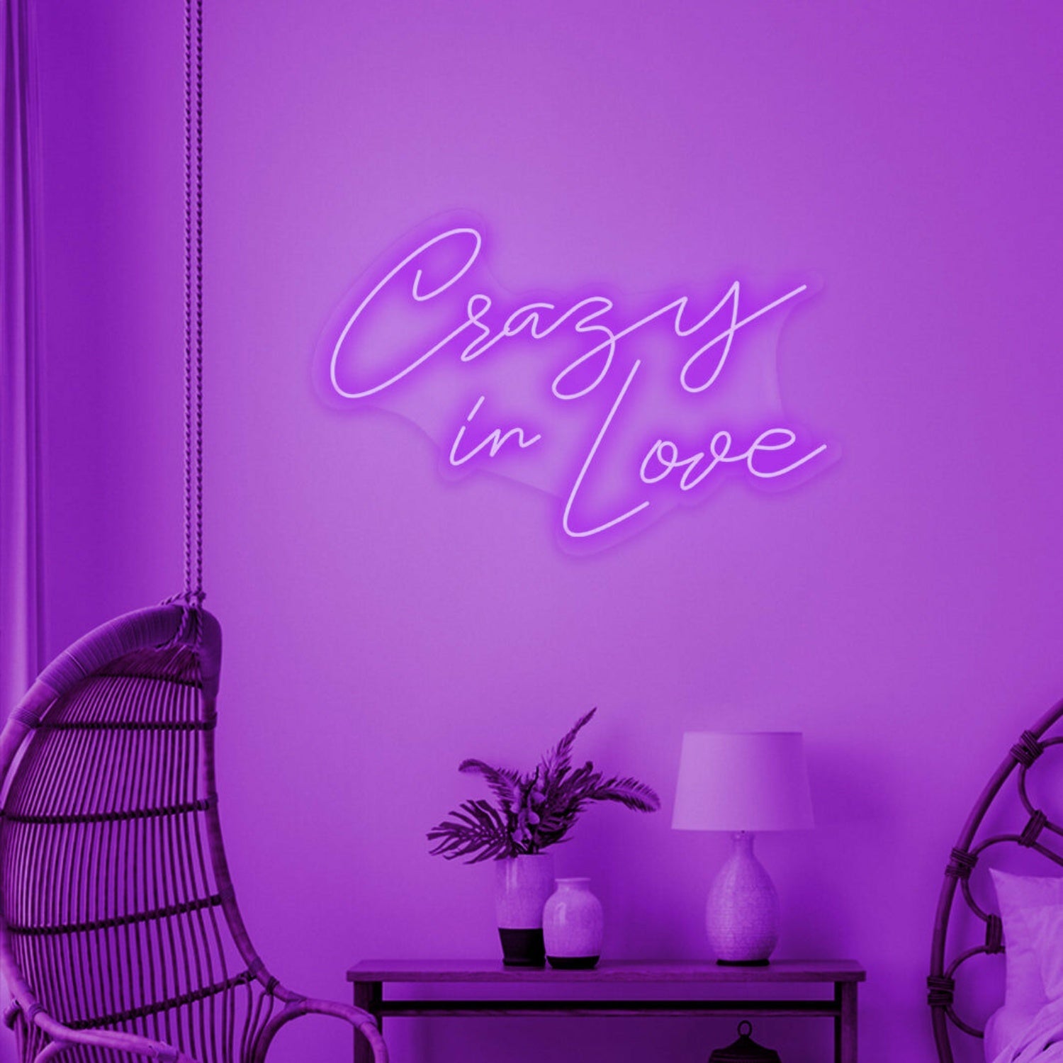 Crazy In Love Neon Showcase Of Passionate Love | Shineneon
