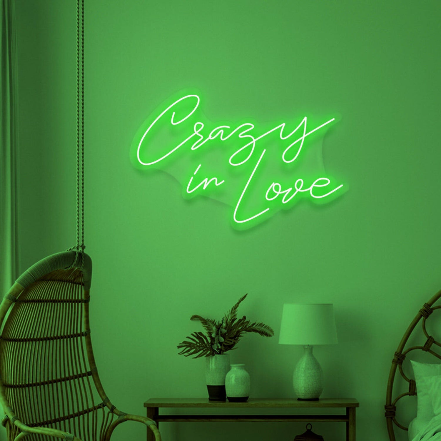 Crazy In Love Neon Showcase Of Passionate Love | Shineneon