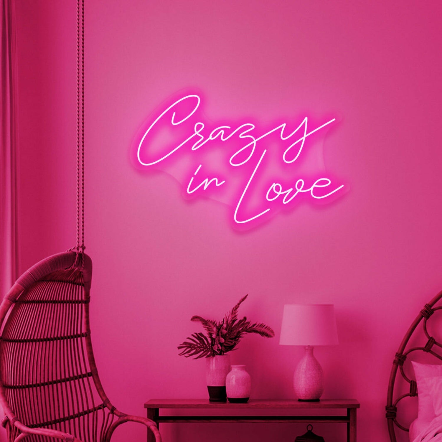 Crazy In Love Neon Showcase Of Passionate Love | Shineneon