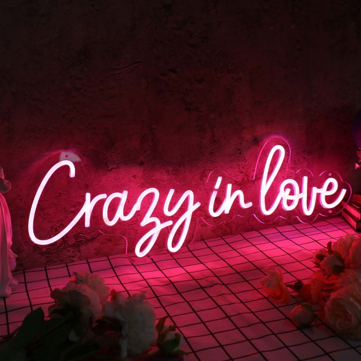 Crazy In Love Red Led Neon Sign - Shineneon