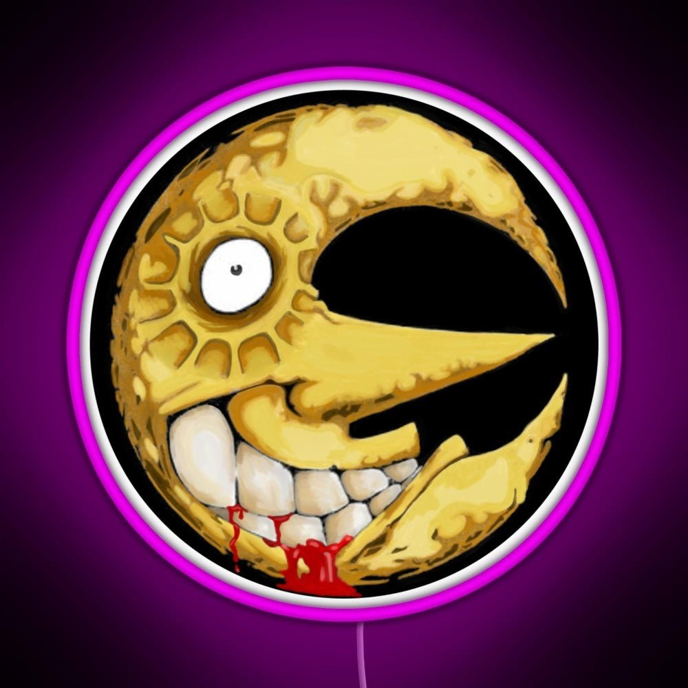 Crazy Moon Rgb Led Neon Sign Pop Wall Art - Shineneon