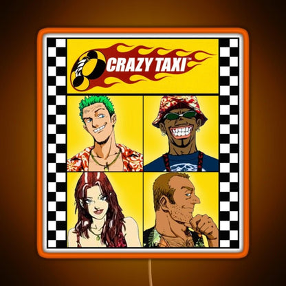 Crazy Taxi Essential Rgb Led Neon Sign Pop Wall Art - Shineneon