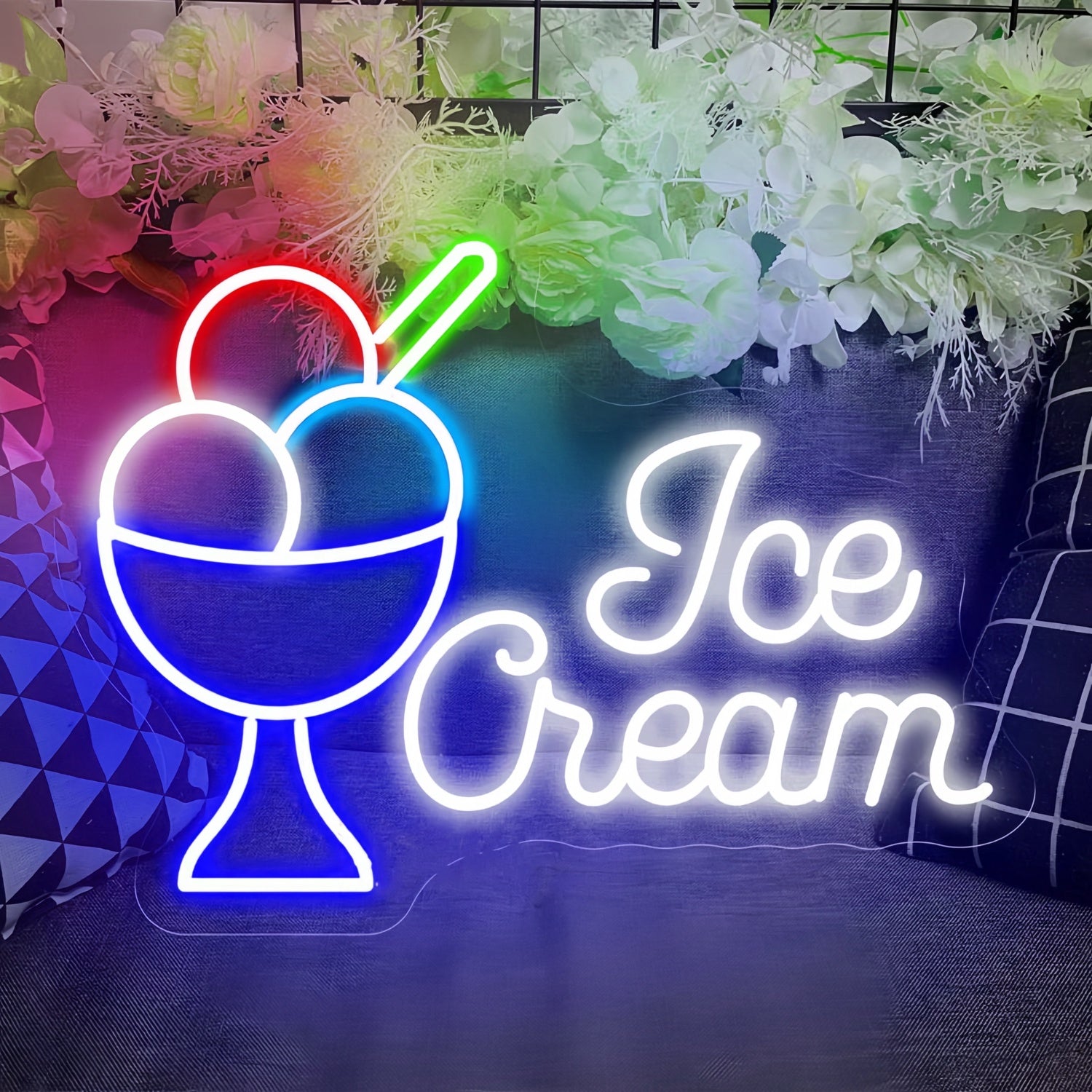 Creamy Delight Ice Cream Cup Neon Sign | Shineneon