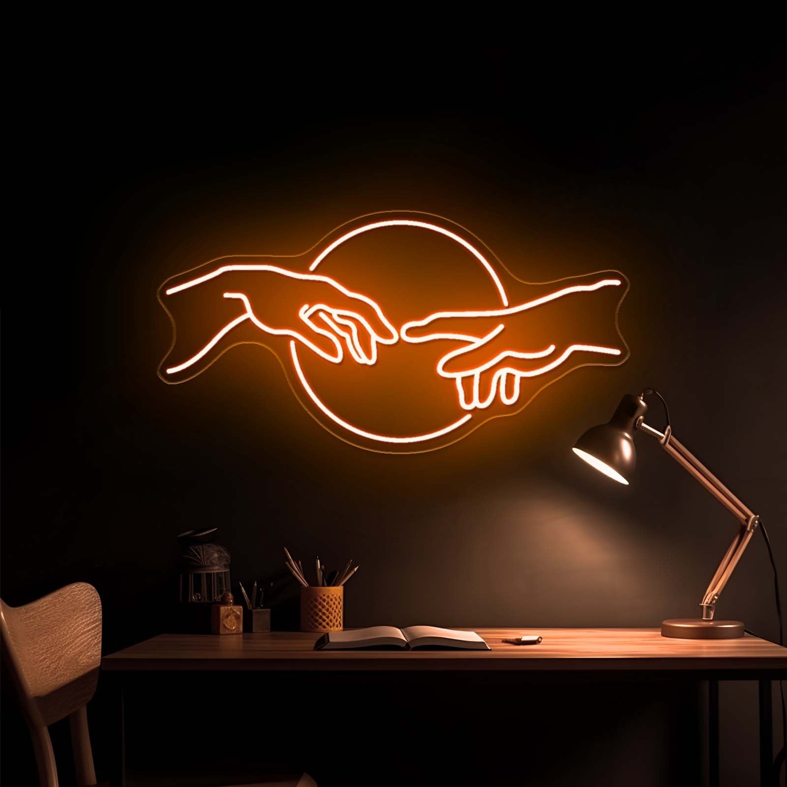 Create Of Adam Large Neon Signs - Shineneon