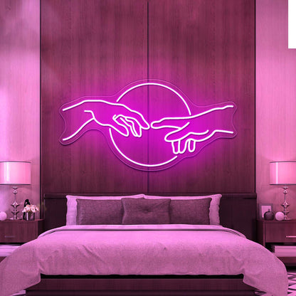 Create Of Adam Large Neon Signs - Shineneon