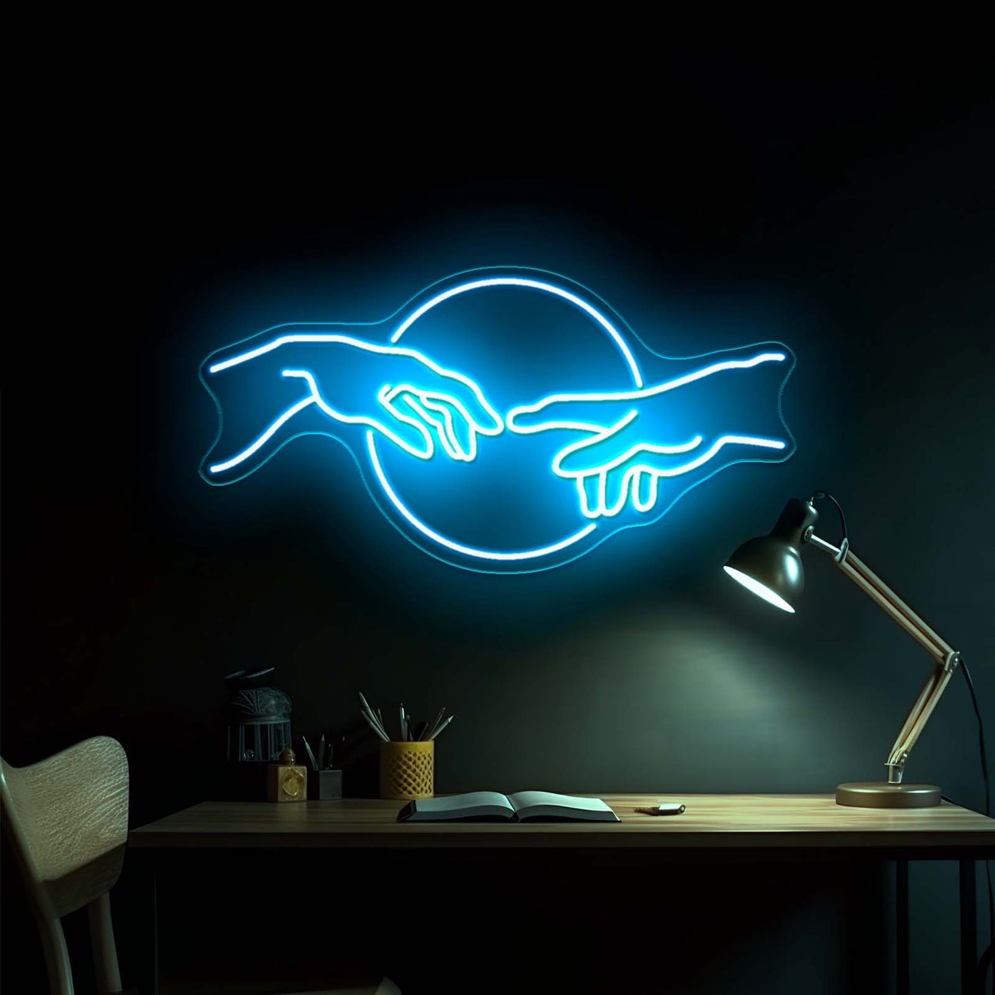 Create Of Adam Large Neon Signs