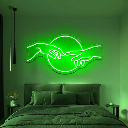 Create Of Adam Large Neon Signs