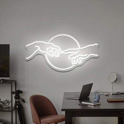 Create Of Adam Large Neon Signs