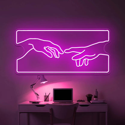 Create Of Adam Neon Sign Customised Signs - Shineneon