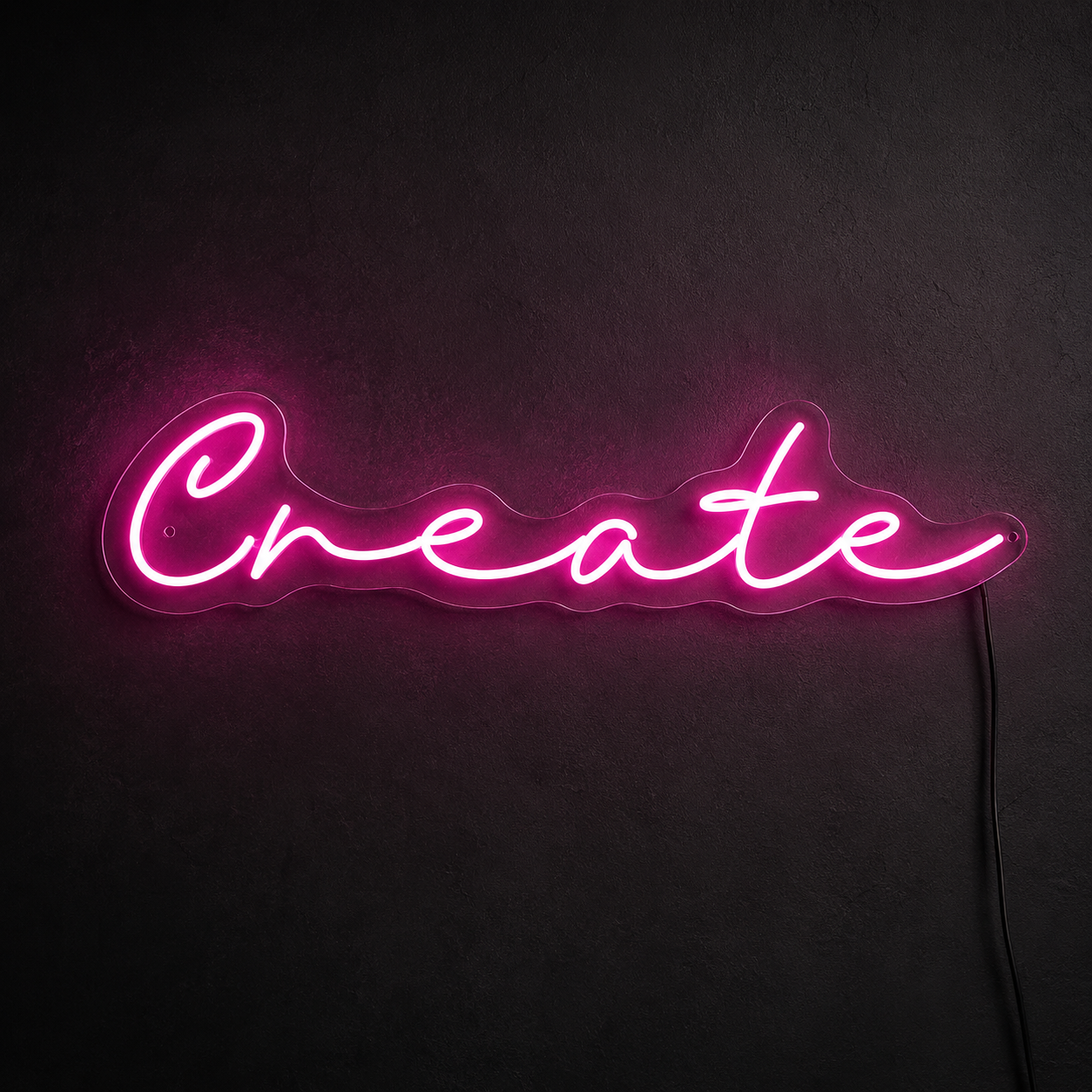 Create Wall Decor LED Neon Sign - 02 High-Converting Product Image