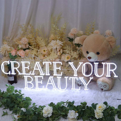 Create Your Beauty Led Neon Sign - Shineneon
