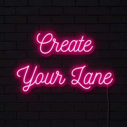 Create Your Lane Wall Decor LED Neon Sign - 02 High-Converting Product Image