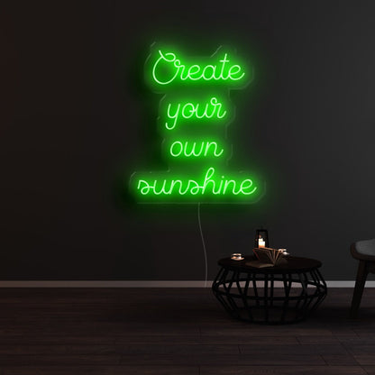 Create Your Own Sunshine Led Neon Sign - Shineneon