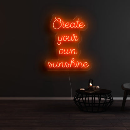 Create Your Own Sunshine Led Neon Sign - Shineneon