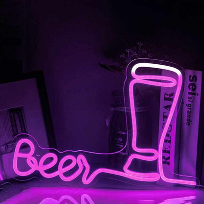 Creative Beer Bottle Neon Sign | Shineneon