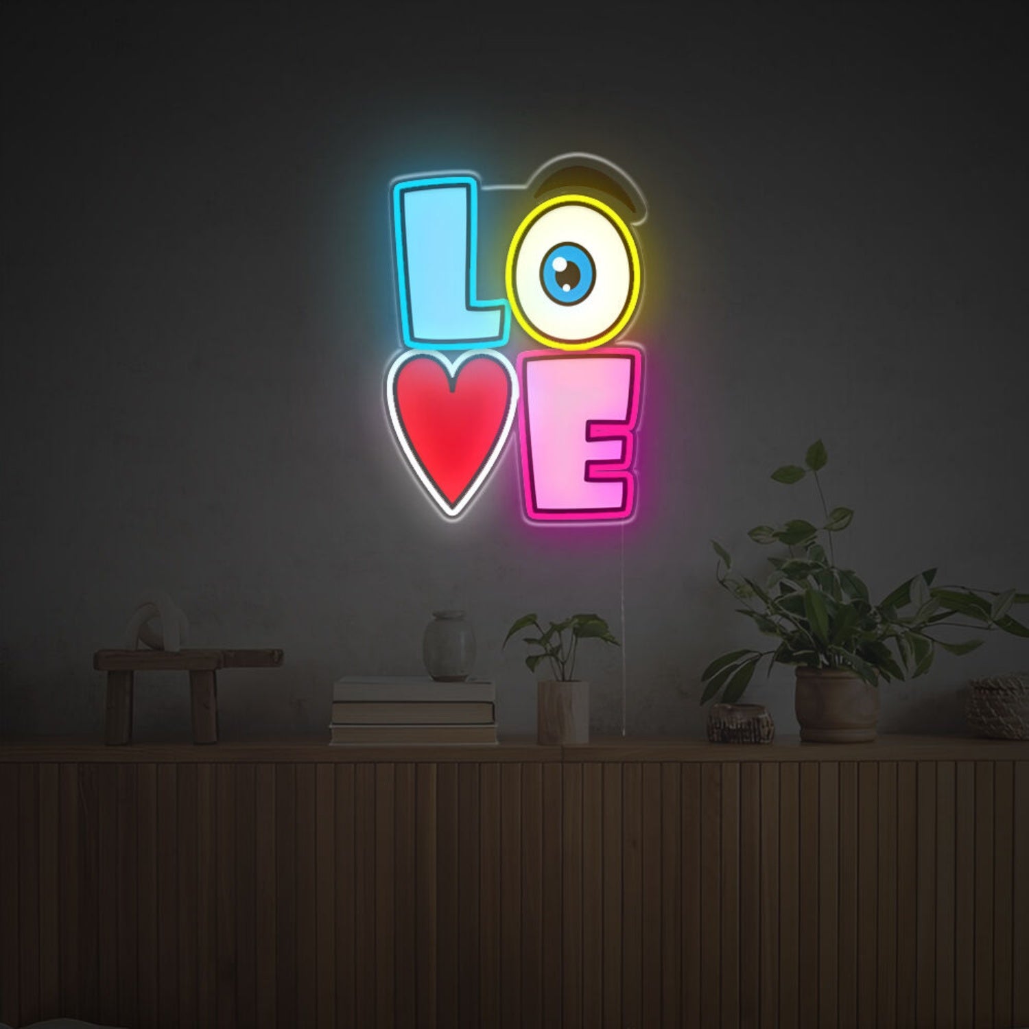 Creative Funny Love Sign Led Neon Acrylic Artwork | Shineneon