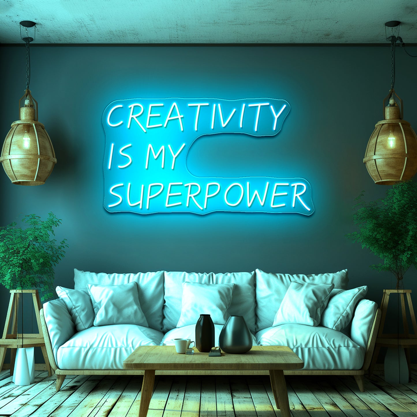 Creativity Is My Superpower Wall Artwork Neon Signs