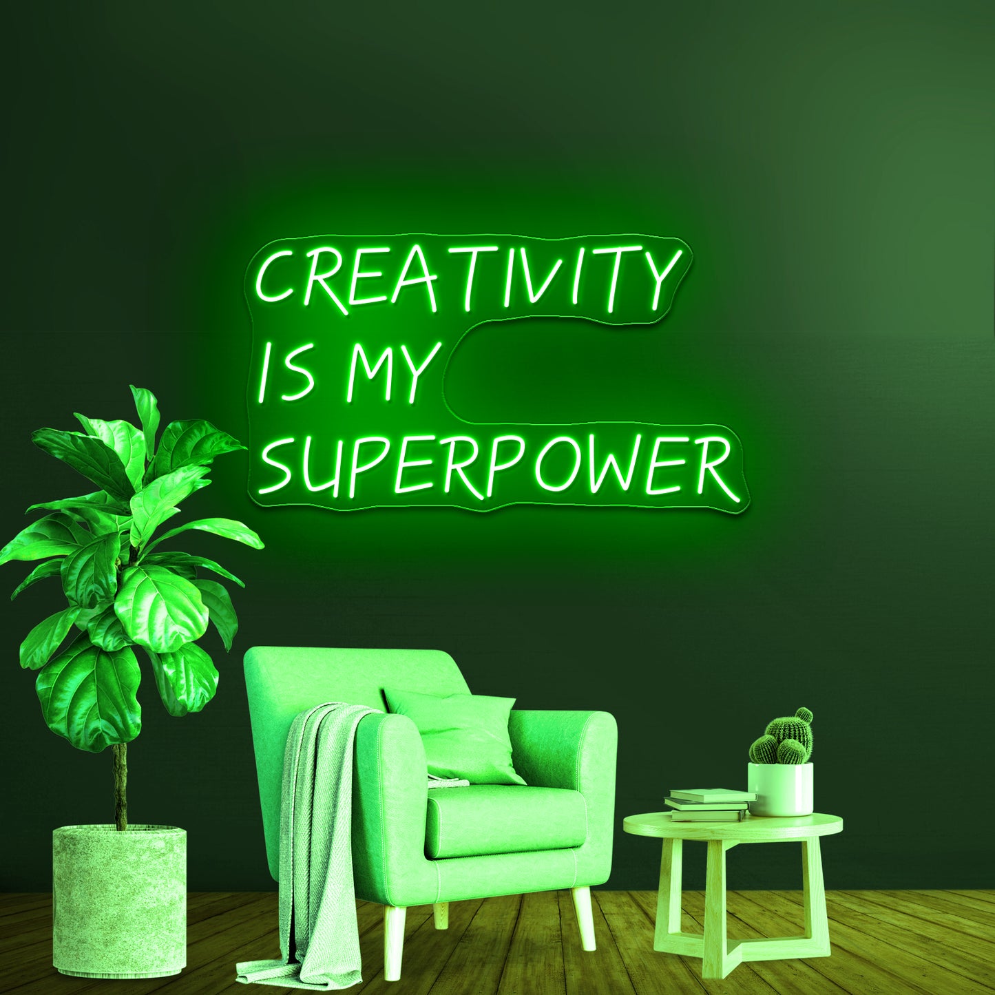 Creativity Is My Superpower Wall Artwork Neon Signs