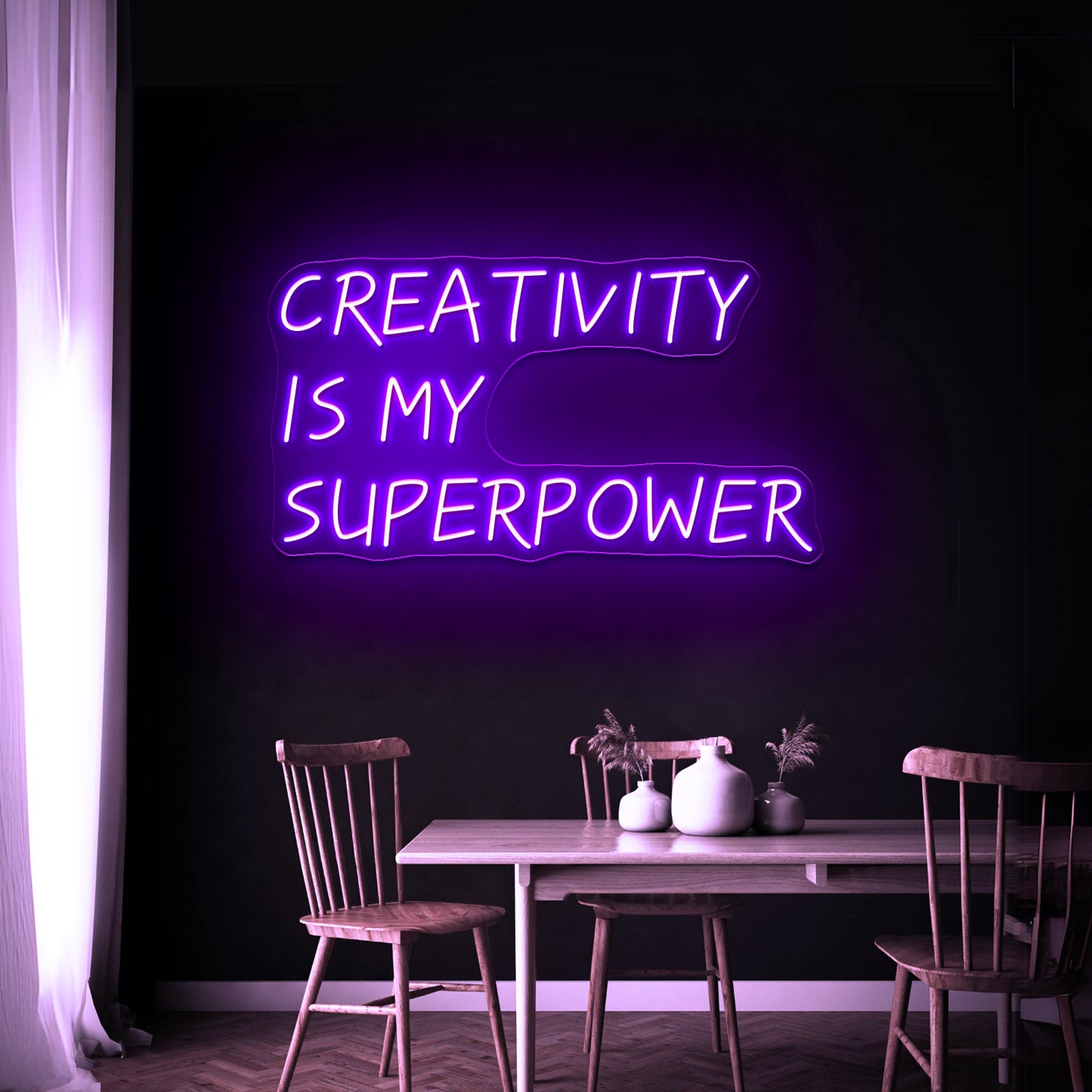 Creativity Is My Superpower Wall Artwork Neon Signs