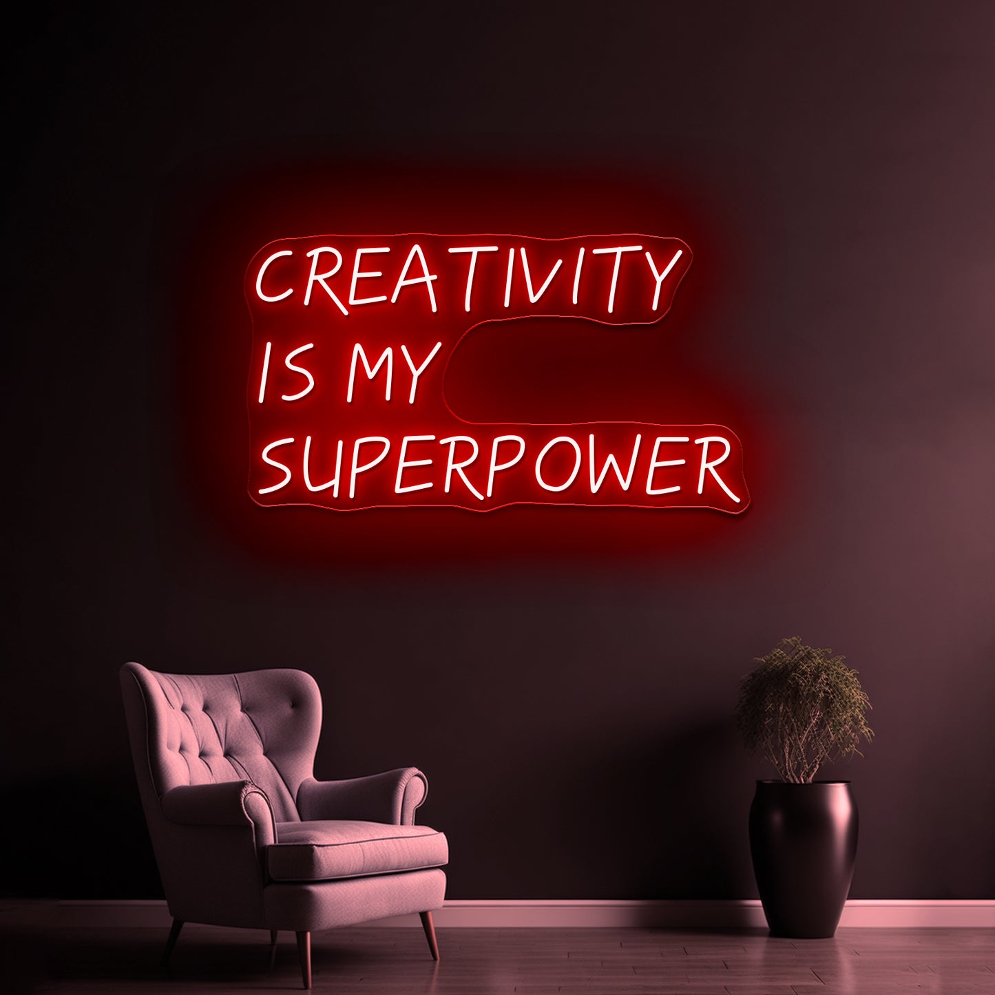 Creativity Is My Superpower Wall Artwork Neon Signs