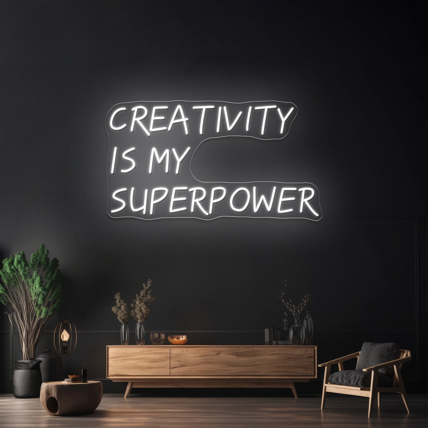 Creativity Is My Superpower Wall Artwork Neon Signs