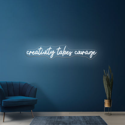 Creativity Takes Courage Home Decor Led Neon Signs Free Shipping - LED neon sign view 8
