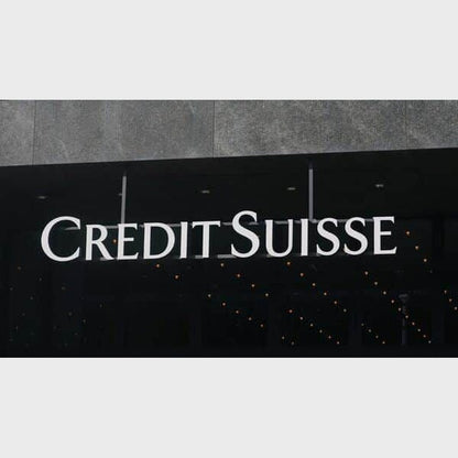 Credit Suisse 3D Backlit Channel Letters Led Light Sign - Shineneon
