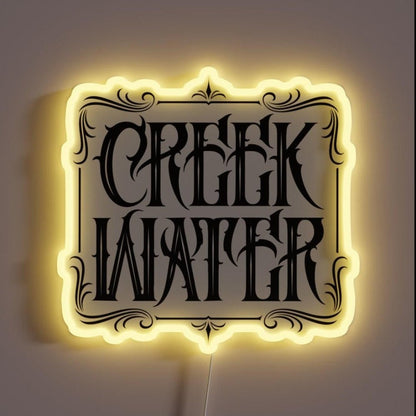 Creek Water Whiskey Rgb Led Neon Sign - Shineneon