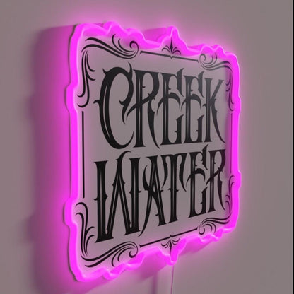 Creek Water Whiskey Rgb Led Neon Sign - Shineneon