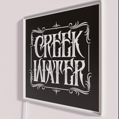 Creek Water Whiskey Rgb Led Neon Sign Bar Wall Decor - Shineneon
