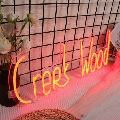 Creek Wood Red Led Neon Sign - Shineneon