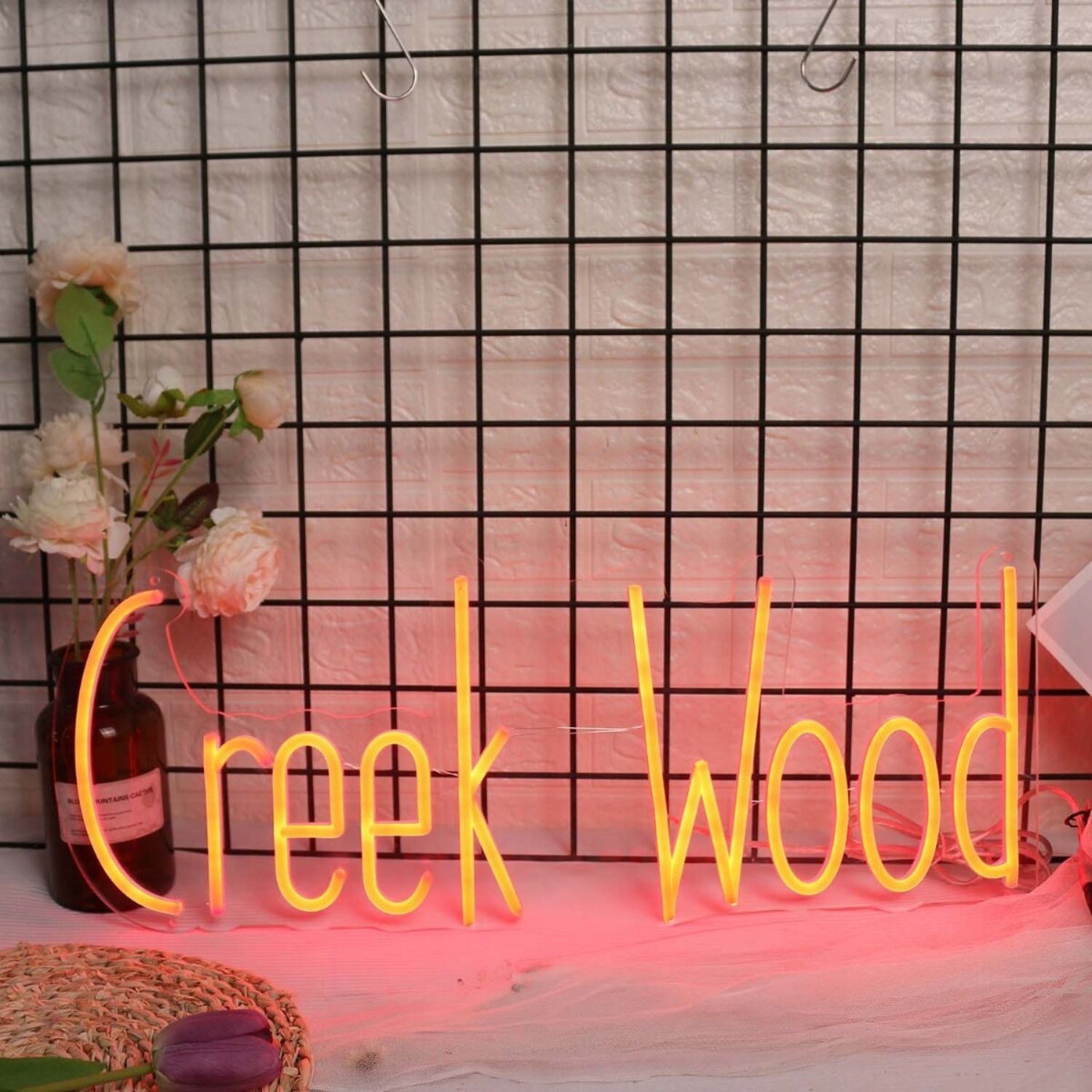 Creek Wood Red Led Neon Sign - Shineneon