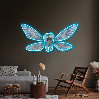 Creepy Tooth Fairy Wall Artwork Neon Signs