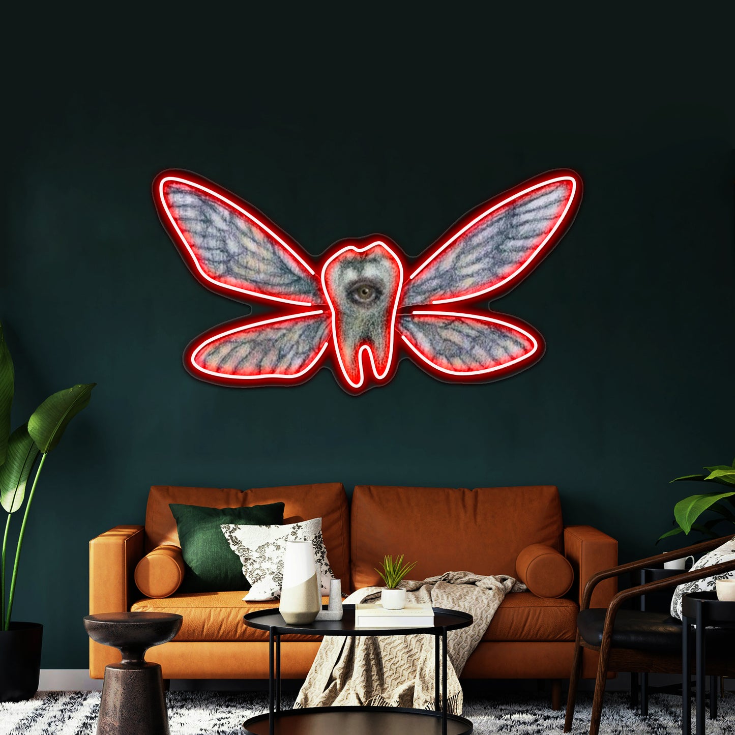 Creepy Tooth Fairy Wall Artwork Neon Signs