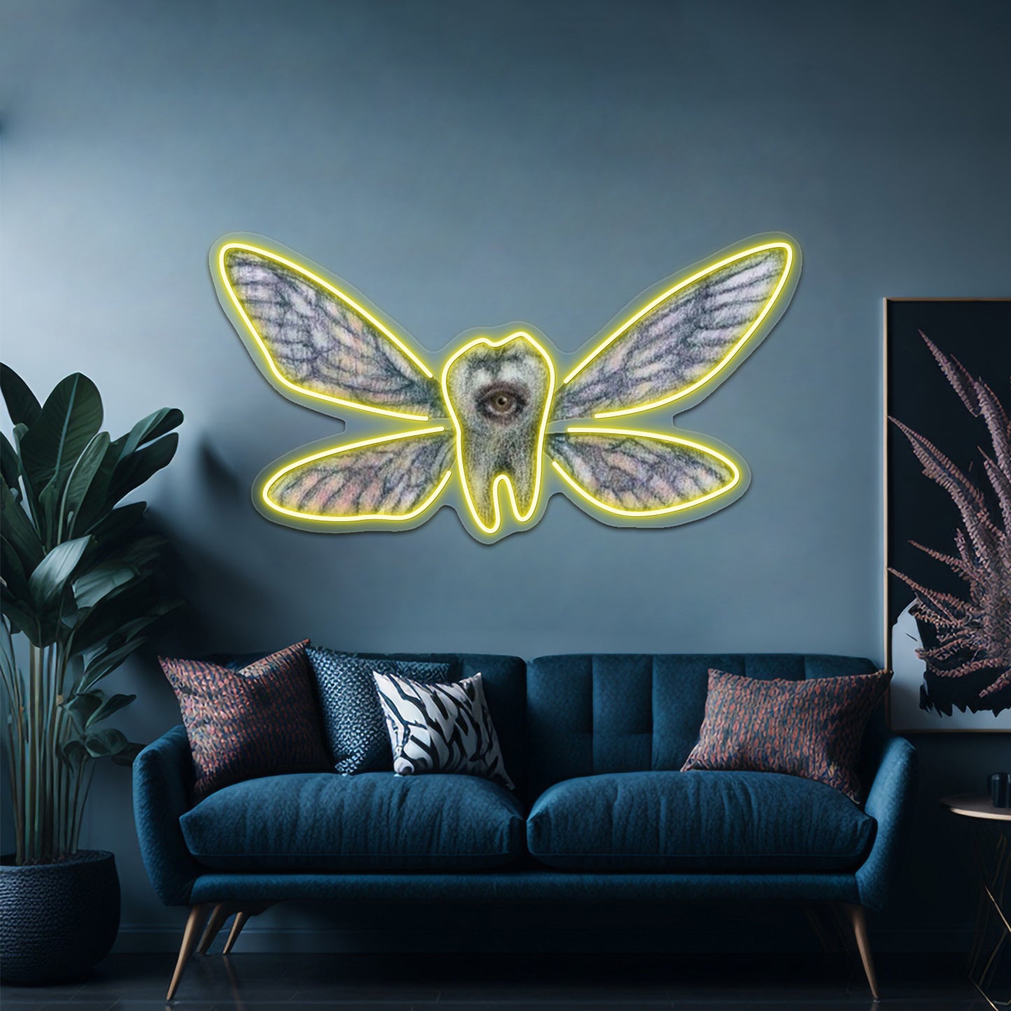 Creepy Tooth Fairy Wall Artwork Neon Signs